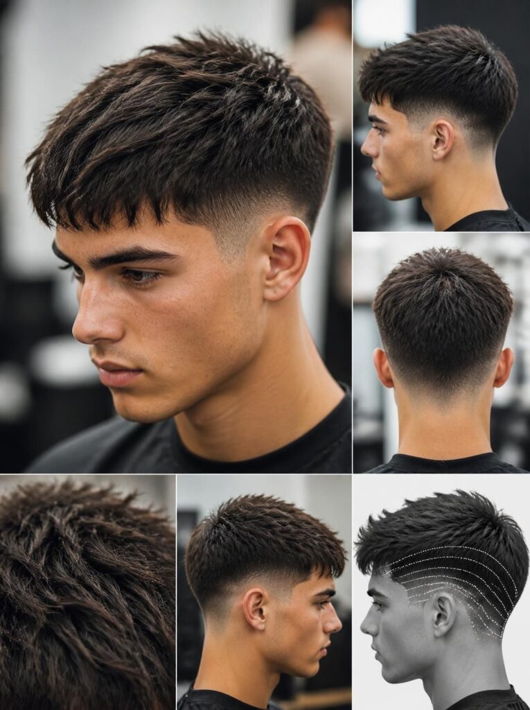 Mid Taper with a Textured Crop