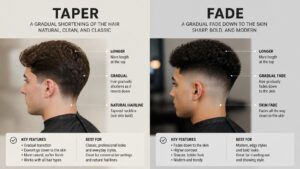 taper vs fade